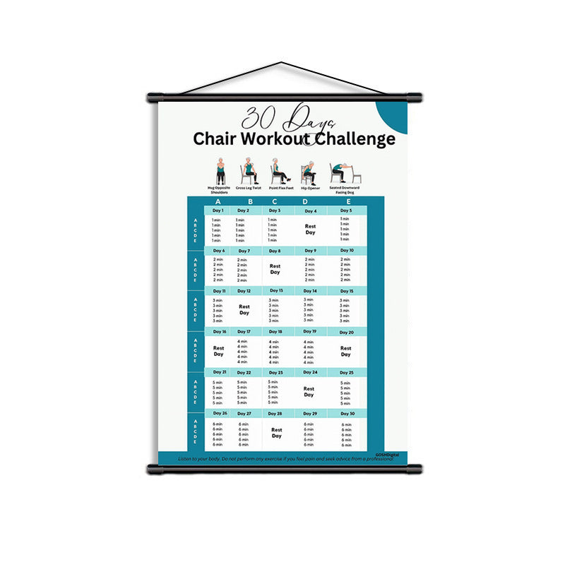 Fitness Exercise Workout Poster