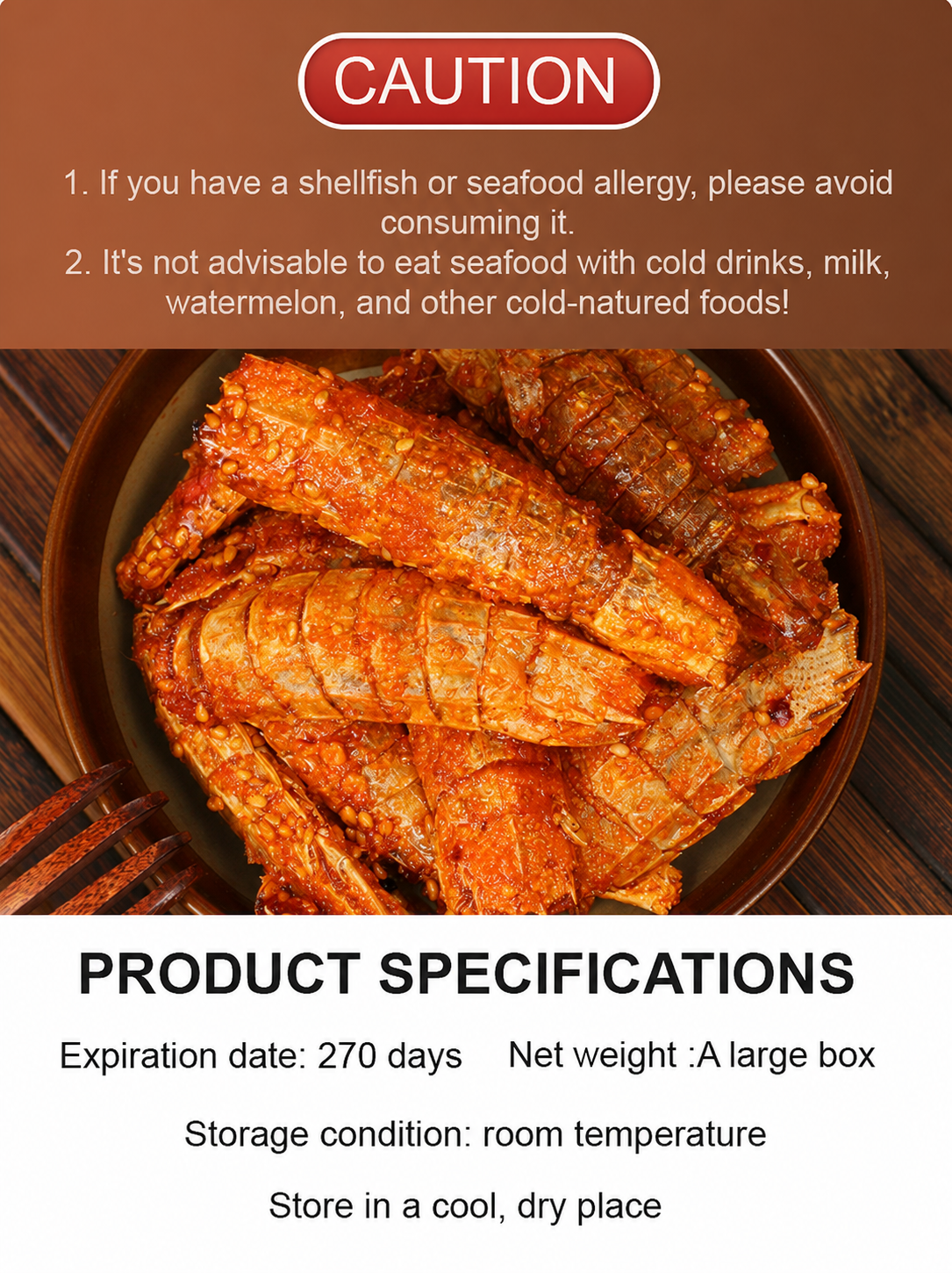 🦐Alaskan Mantis Shrimp - 🍺🍺Ready to Eat High-Protein Seafood Snack(250g/can)