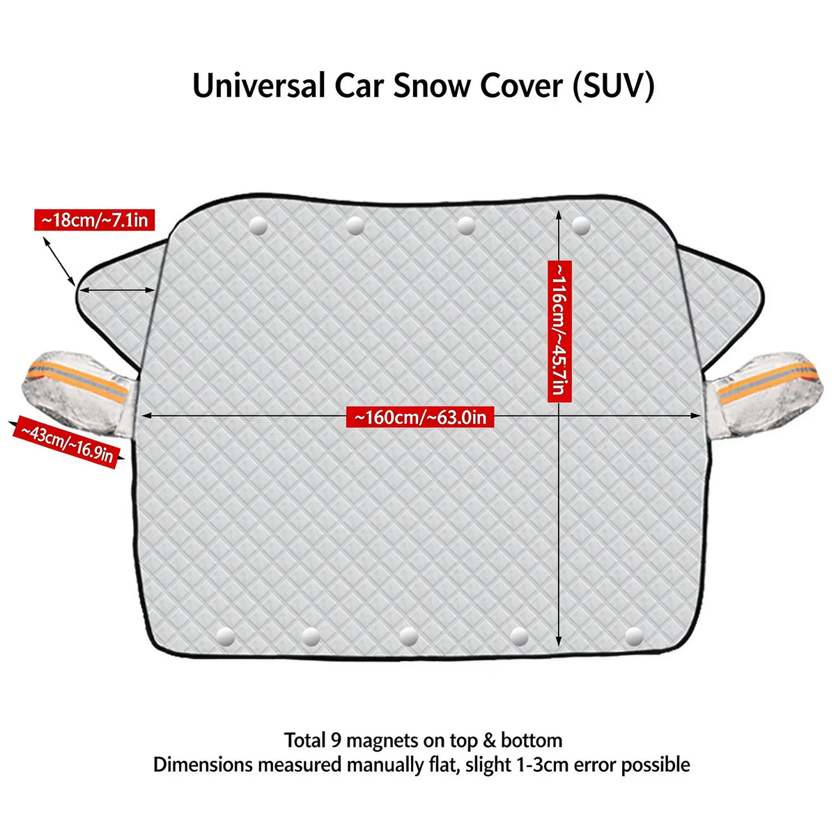 Car Windshield Protector Cover, Waterproof Against Snow Ice Frost Dust Rain ❄️