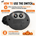 Solar Pumpkin Stake Lights