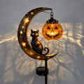 Pumpkin Moon Garden Stake Light