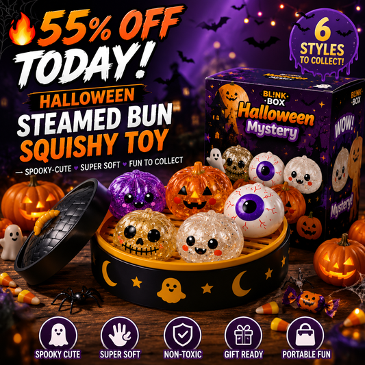 Halloween Steamed Bun Squishy Mystery Box Toy