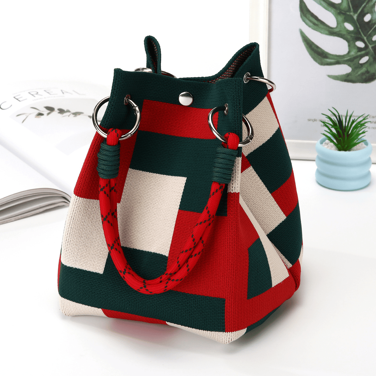 Stylish Bohemian Bucket Bag
