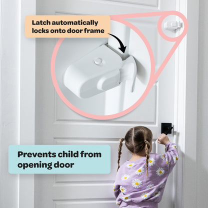 🔒 No-Drill Child Safety Door Lock
