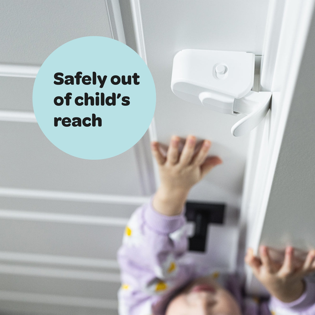 🔒 No-Drill Child Safety Door Lock