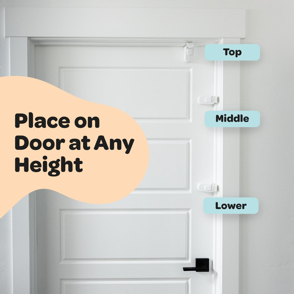 🔒 No-Drill Child Safety Door Lock