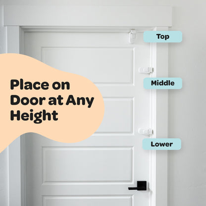 🔒 No-Drill Child Safety Door Lock