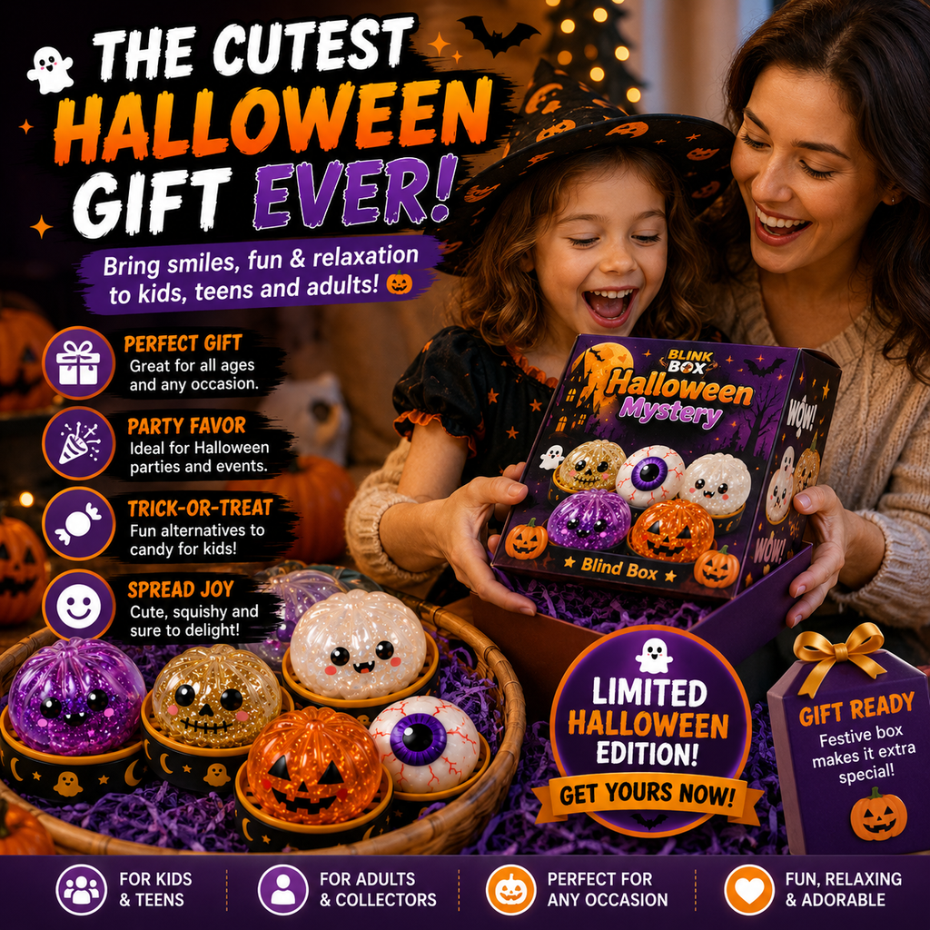 Halloween Steamed Bun Squishy Mystery Box Toy