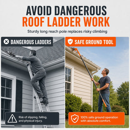 🔧  No-Climb Gutter Cleaning Tool