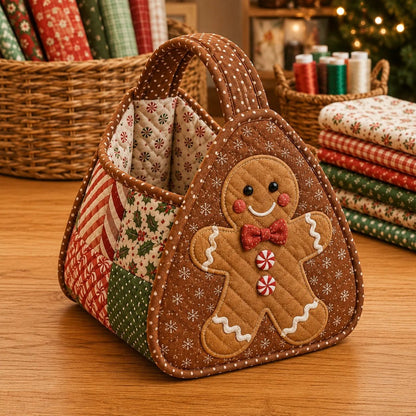 🎄 Christmas Character Quilted Carry Basket DIY Kit