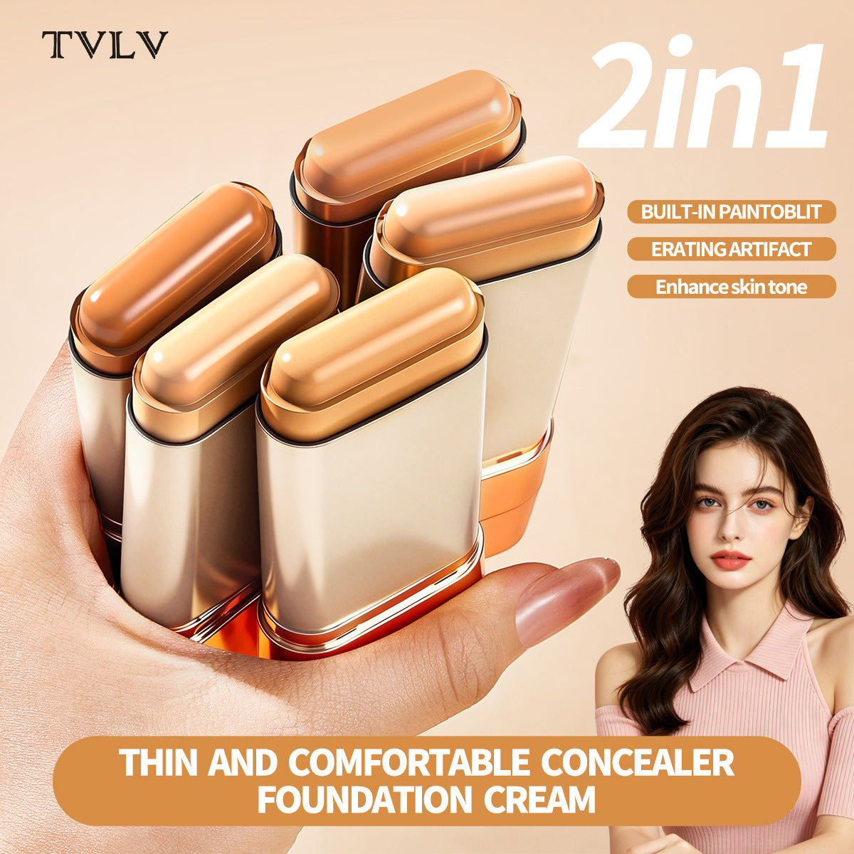 Luminous Dual-Ended Concealer Foundation Stick