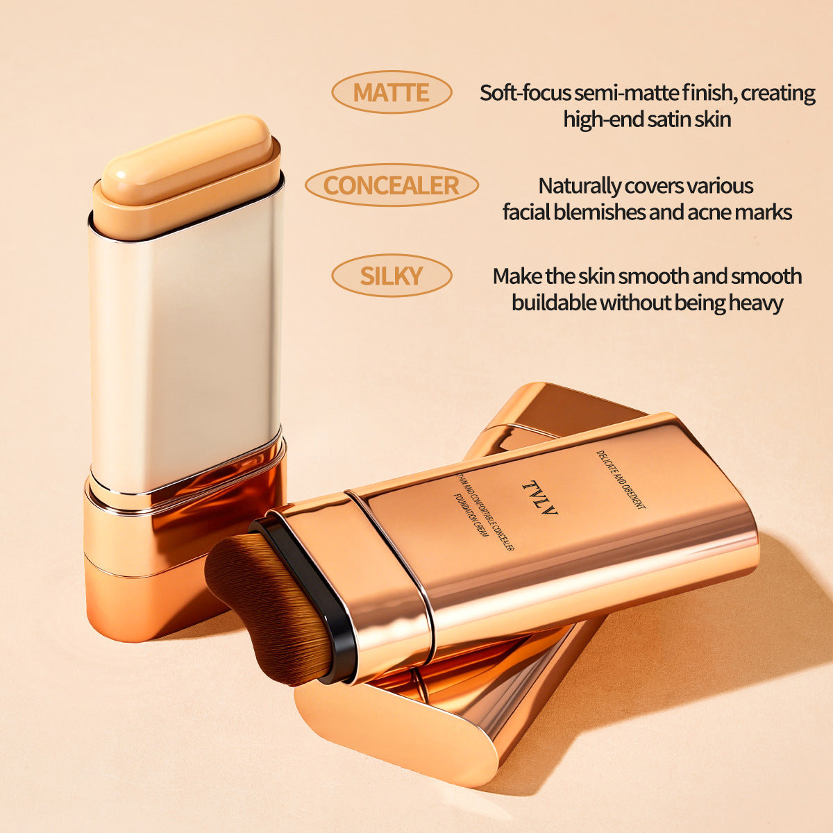 Luminous Dual-Ended Concealer Foundation Stick