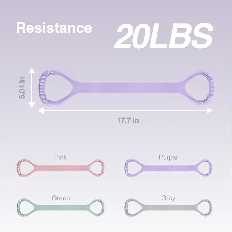 Figure 8 Resistance Bands: Tone Bat Wings & Fix Posture in 10 Minutes