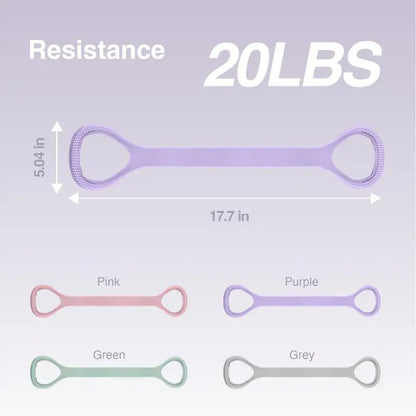 Figure 8 Resistance Bands: Tone Bat Wings & Fix Posture in 10 Minutes
