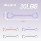 10-Min Figure 8 Resistance Exercise Bands –  The Posture Secret PTs Hide