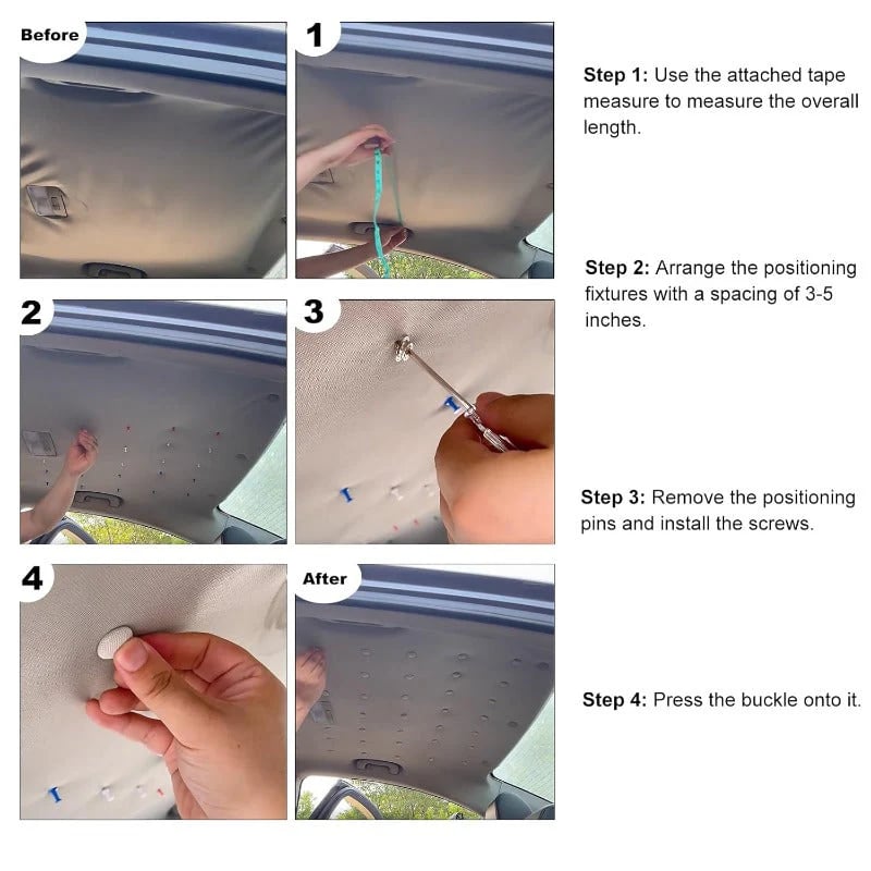 Car Roof Headliner Repair Clips