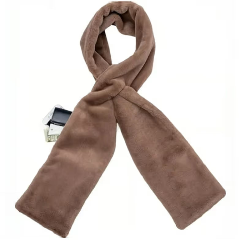 Cozy Scarf with Hidden Pocket – Warm, Soft & Secure Zipper🧣