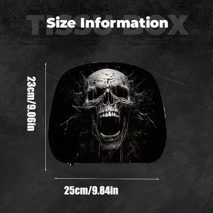 Halloween Funny Cartoon Car Headrest Covers – 2PCS