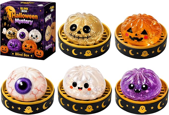 Halloween Steamed Bun Squishy Mystery Box Toy