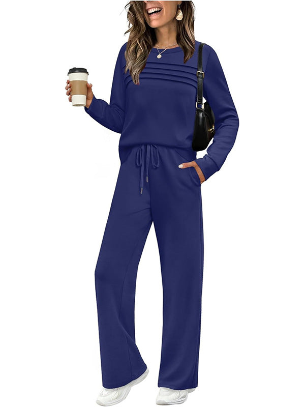 Women's Casual Set: Top & Drawstring Pants 👕👖