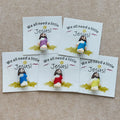 Mini Jesus Figurine with Card: We All Need A Little Jesus ( 5PCS SET)