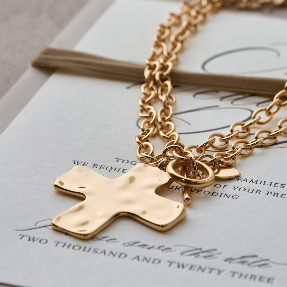 Christianartworkshop Hammered Cross Series Necklace: Contemporary Faith & Stylish Devotion - image 3