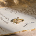 Golden/Silver Mobius Cross Ring: Carry His Grace in Daily Wear