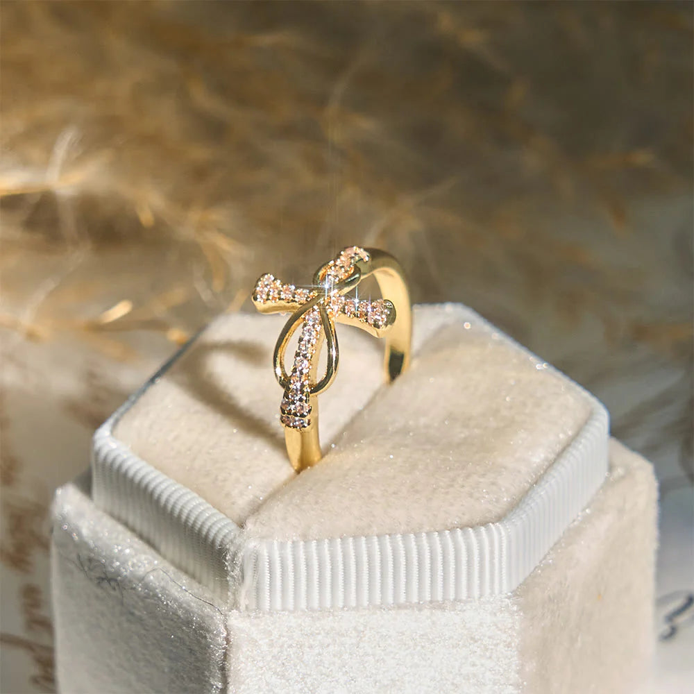 Golden/Silver Mobius Cross Ring: Carry His Grace in Daily Wear