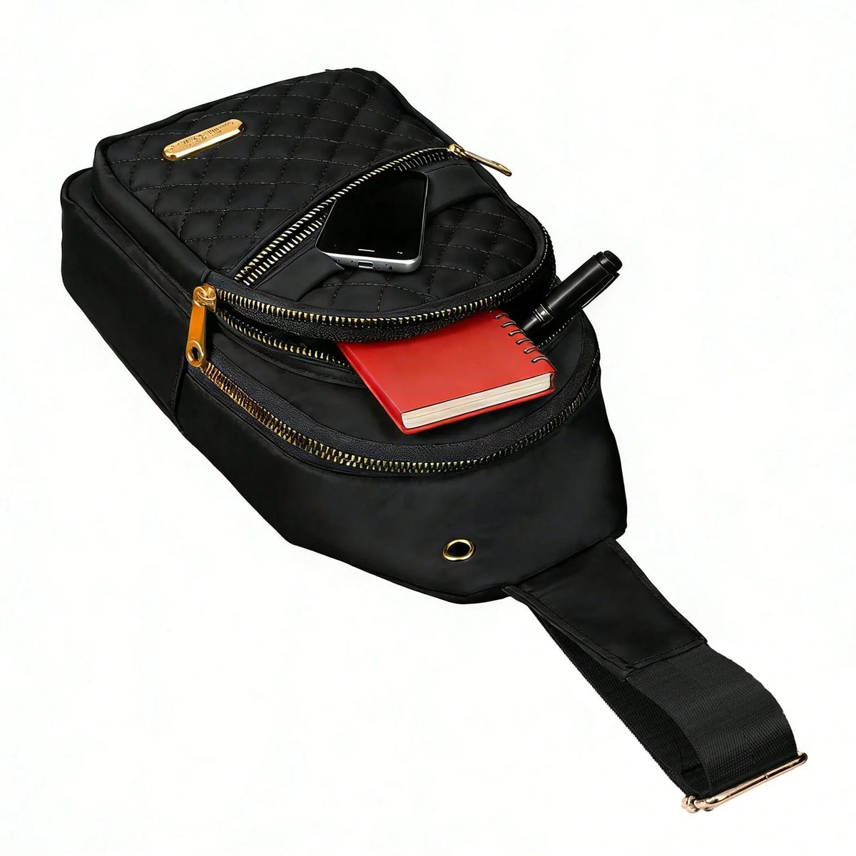 Fashionable Quilted Crossbody Bag