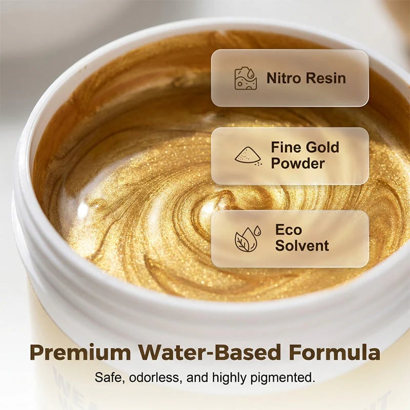 Premium Weather Resistant Water Based Gold Paint