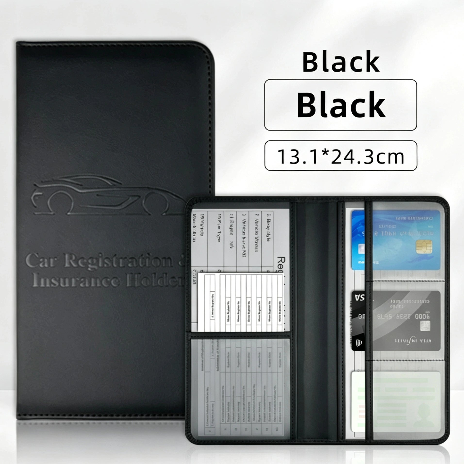 Car Registration & Insurance Card Holder