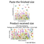 Colorful Floral Bouquet Window Sticker