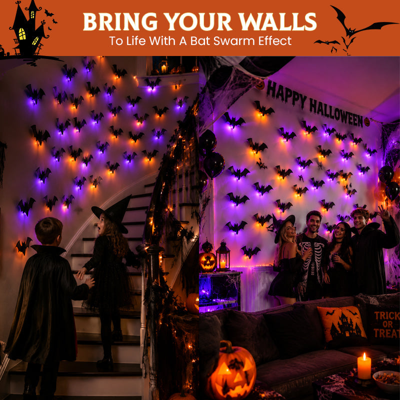Halloween Bat Wall Lights