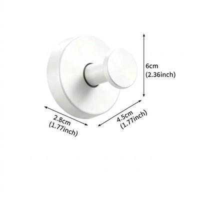 2-Pack Stainless Steel Suction Cup Hooks for Shower, 20 lbs Load