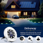 Outdoor Waterproof Solar Lights for Outside (8 Pack)