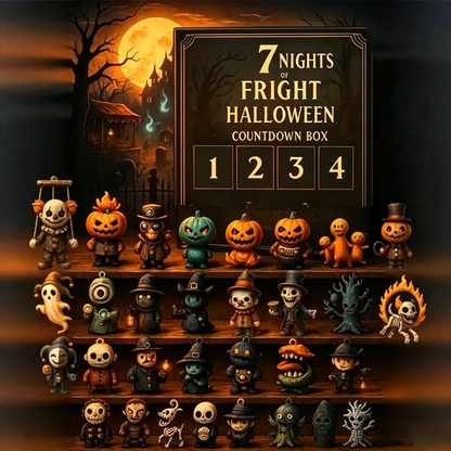 Halloween Advent Countdown Calendar Box