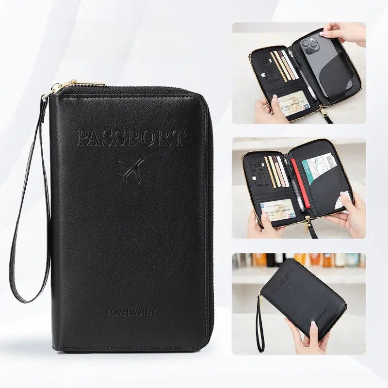🧳2026 Tourism Must✈️Multifunctional RFID Passport Wallet