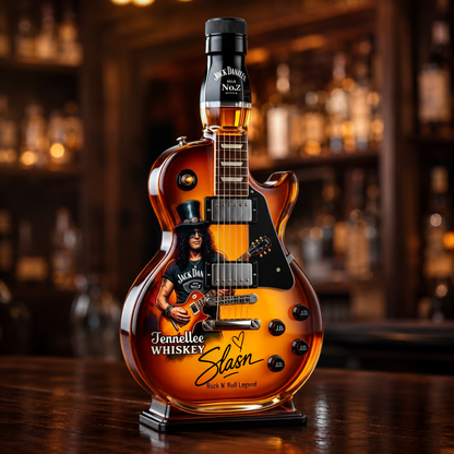 Guitar Figurine Spirit Bottle