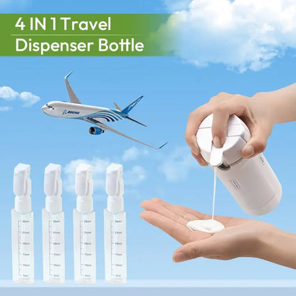 4-in-1 Portable Travel Dispenser Bottle