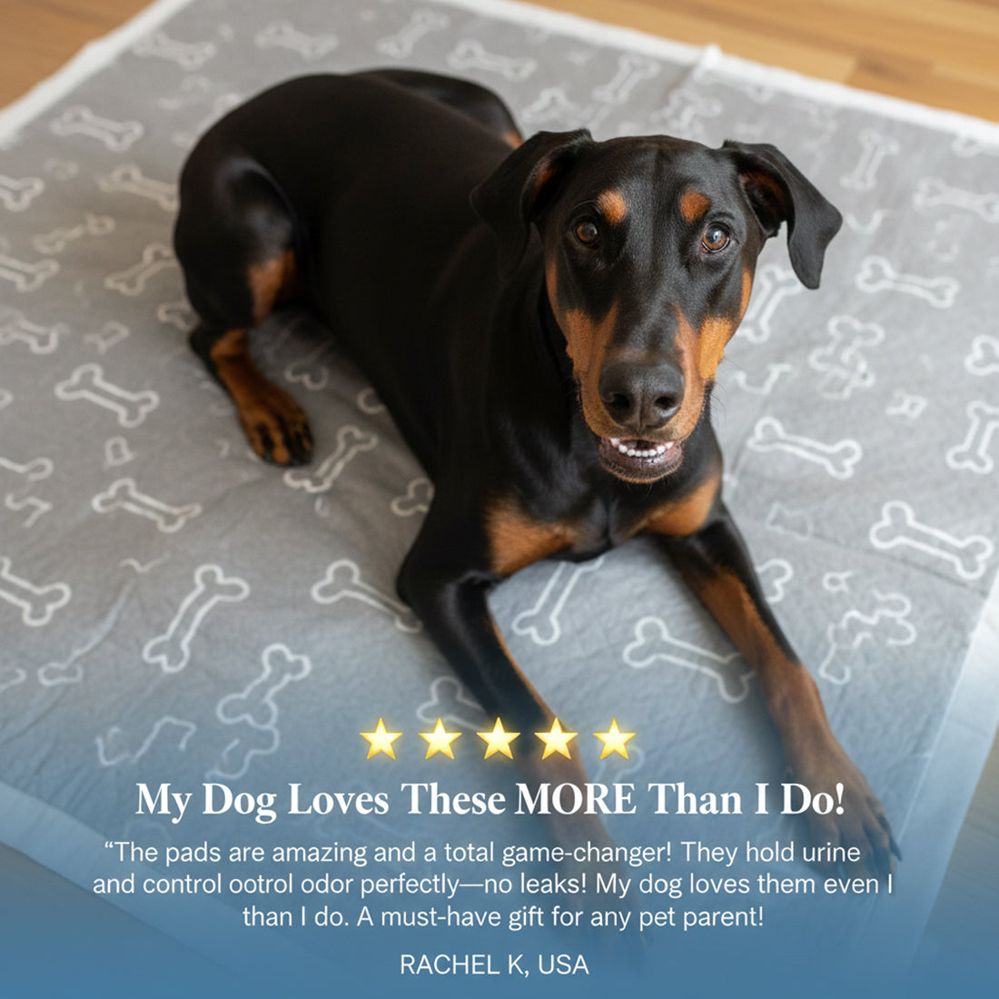 Washable Leak-Proof Absorbent Pup Pads
