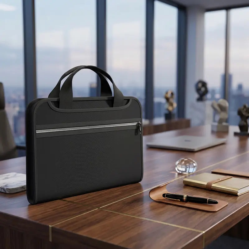 Heavy-Duty Fireproof & Waterproof Expanding File Organizer Bag with Portable Handle 📁