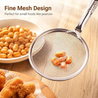 2-in-1 Stainless Steel Oil Strainer Tong
