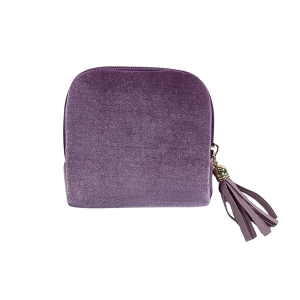 Portable Travel Jewelry Zippered Pocket Case