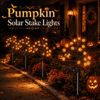 Solar Pumpkin Stake Lights