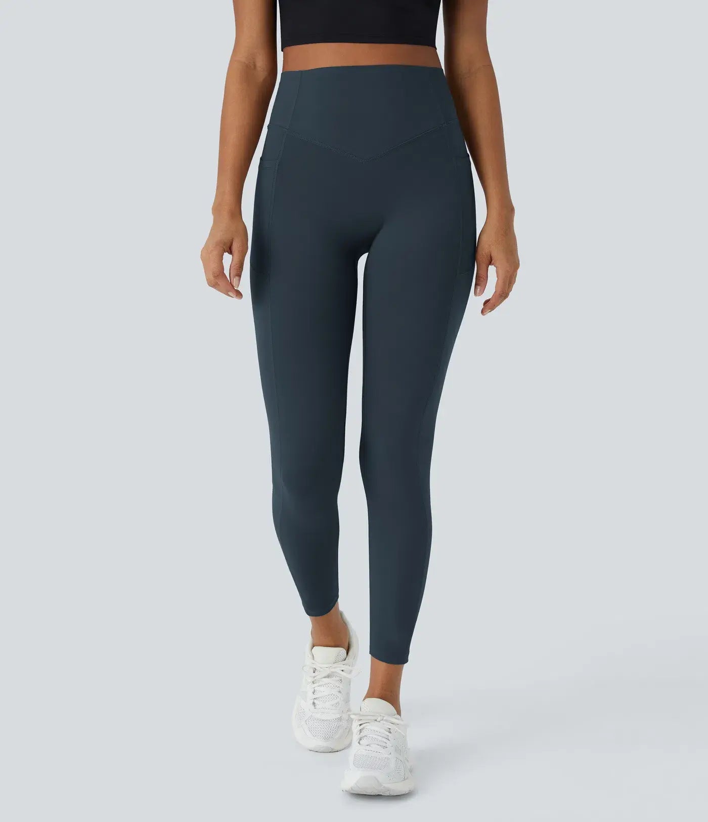 High Waisted Butt Lifting Tummy Control Side Pocket Shaping Training UltraSculpt Leggings