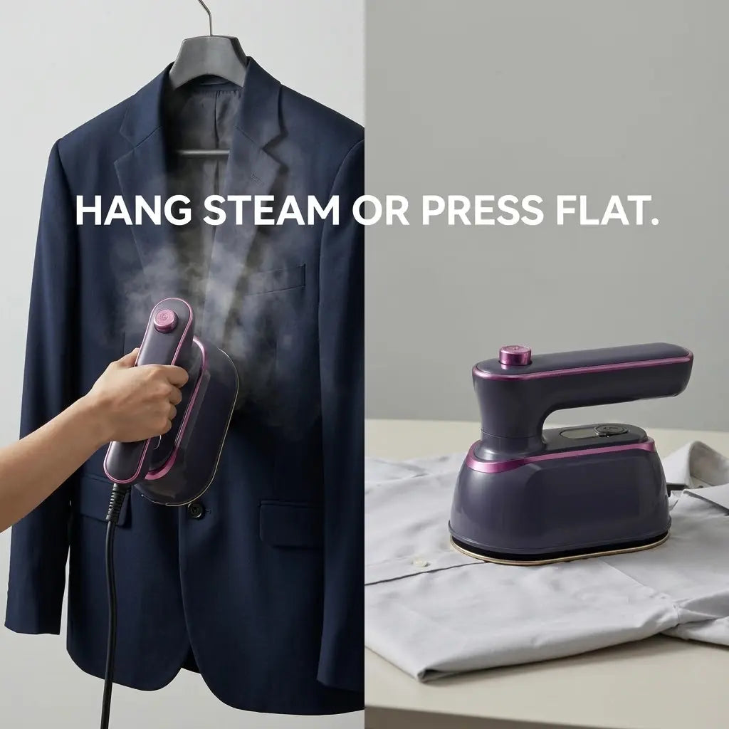 Portable 2-in-1 Travel Steamer & Iron