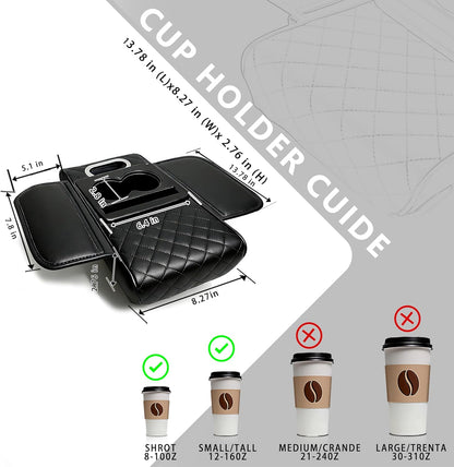 Model High Quality Leather Multifunctional Car Armrest Cushion