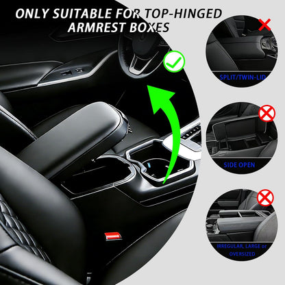 Model High Quality Leather Multifunctional Car Armrest Cushion