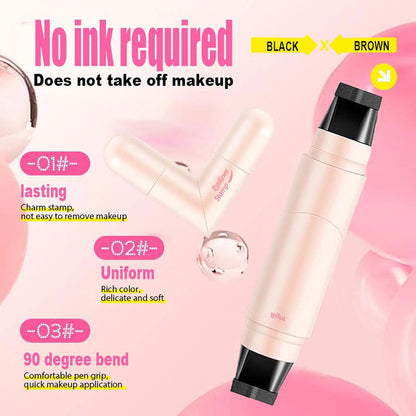Winged Eyeliner Stamp — Symmetrical Cat Eyes in One Press
