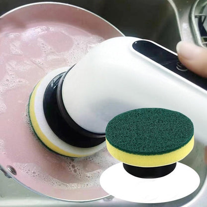 Piulelife™ 8 Replaceable Brush Heads Electric Spin Scrubber Cordless Shower Cleaner